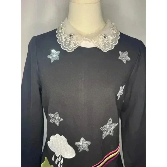 Rainbow Collar Mini Dress - Picture 8 of 12